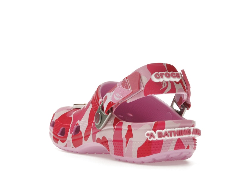 Crocs Classic Clog A Bathing Ape ABC Camo Rose