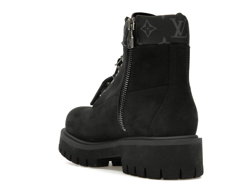 Bottines Louis Vuitton Timberland 6 pouces noires