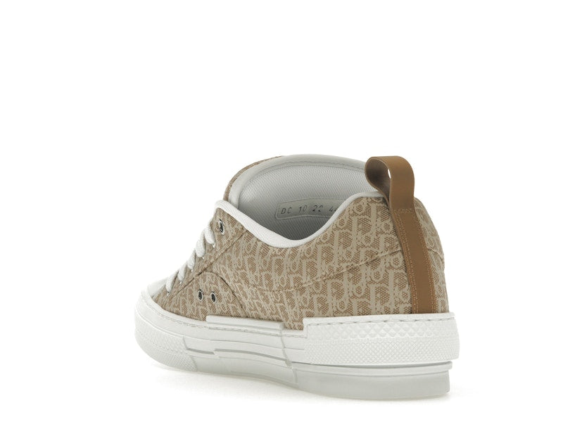 Baskets basses Dior B23 Skater beiges en jacquard Dior Oblique