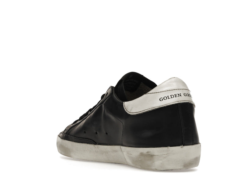 Golden Goose Super-Star Cuir Noir Blanc 