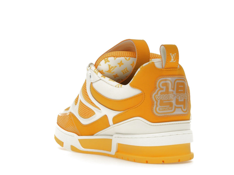 Baskets de skate Louis Vuitton LV Jaune Blanc