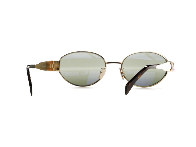 Lunettes de soleil Céline Triomphe Metal 01 Or/Vert 