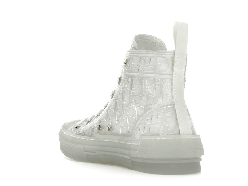 Dior B23 High Top Blanc Oblique en relief
