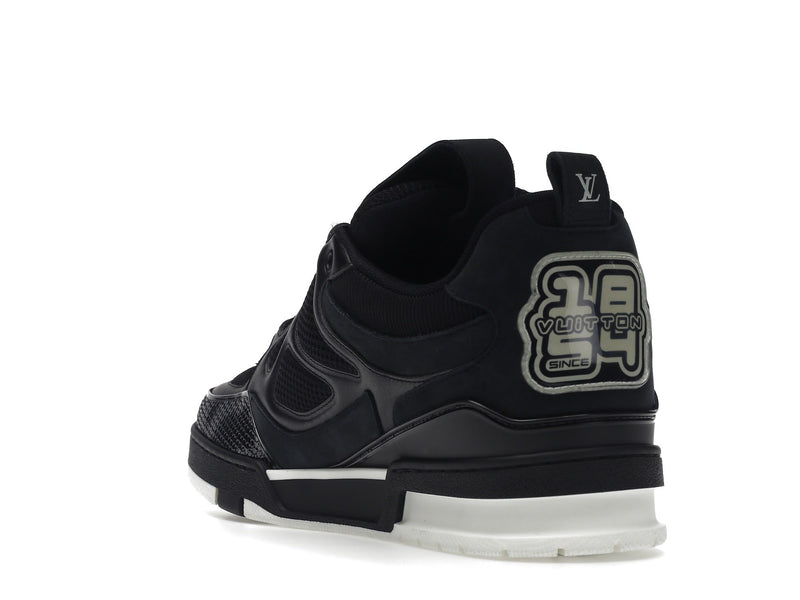 Baskets de skate Louis Vuitton LV Noir Blanc