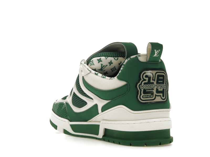 Baskets de skate Louis Vuitton LV Vert Blanc