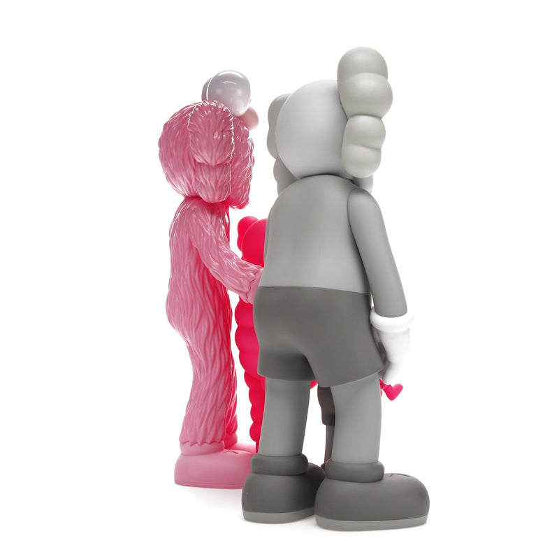 KAWS Family Vinylfiguren Grau/Pink