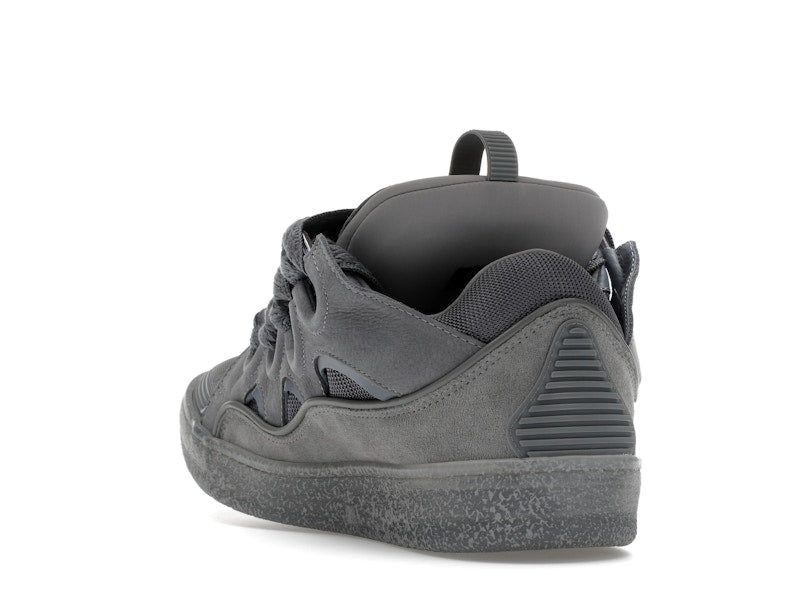 Lanvin Cuir Curb Effet Moucheté Gris Clair 