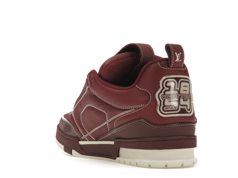 Baskets de skate Louis Vuitton LV Bordeaux Rouge