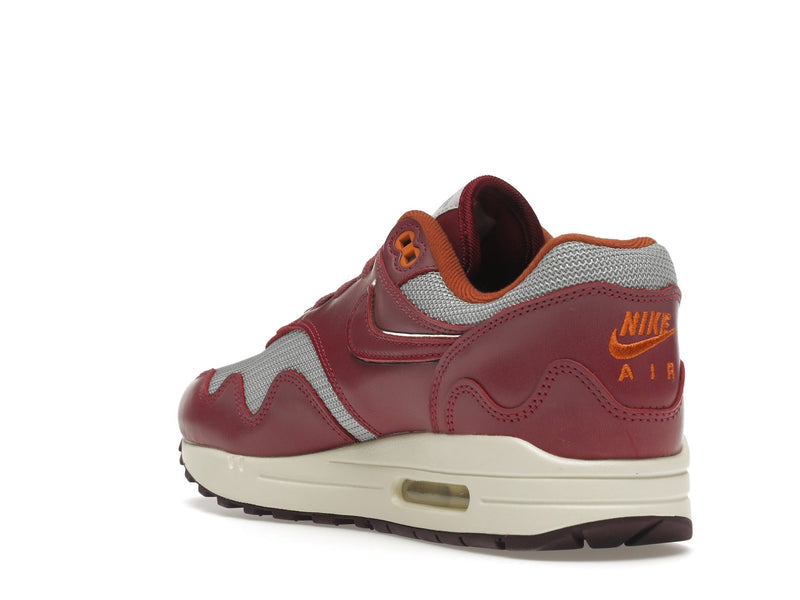 Nike Air Max 1 Patta Waves Rush Maroon (avec bracelet)