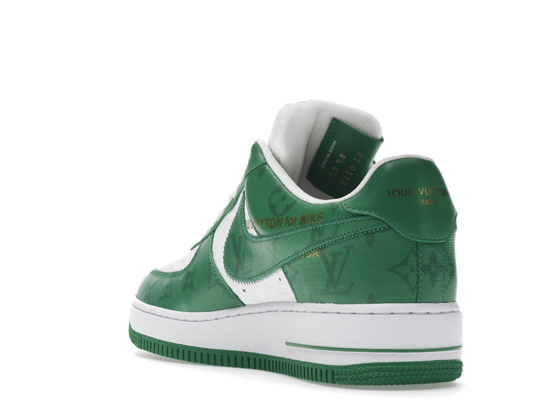 Louis Vuitton Nike Air Force 1 Low par Virgil Abloh Blanc Vert