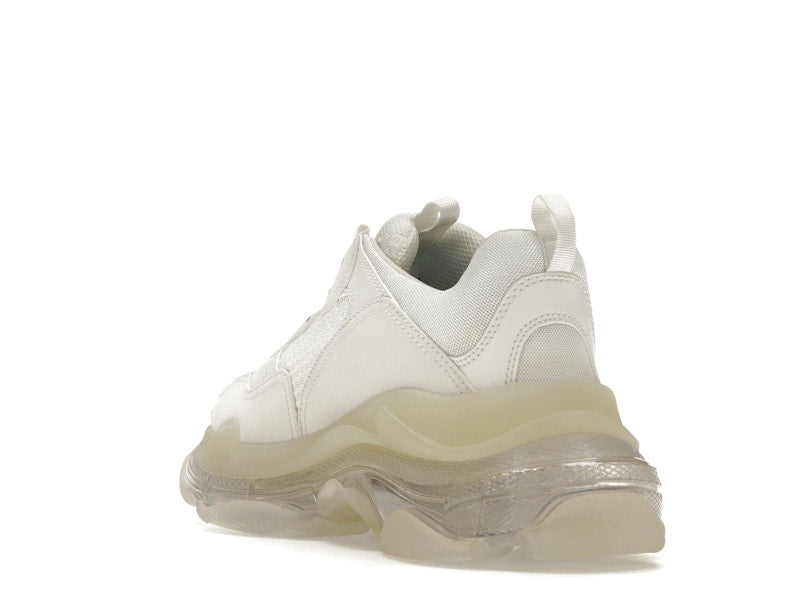 Balenciaga Triple S à semelle transparente blanche