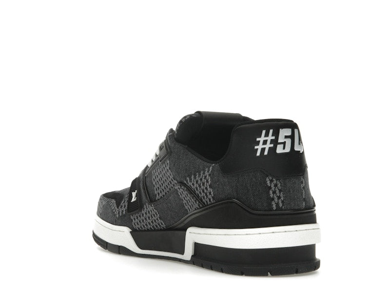 Louis Vuitton LV Trainer Noir Damier 3D Denim