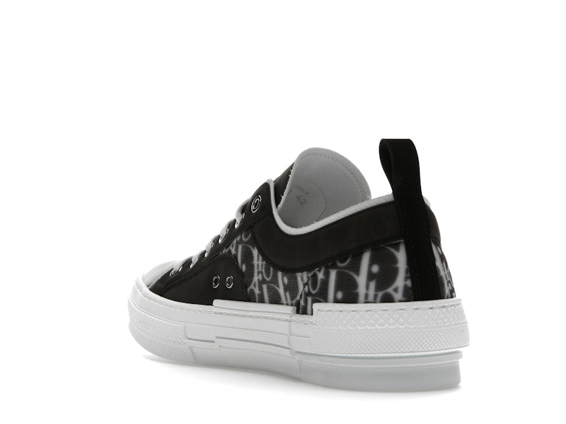 Dior B23 Low Noir Blanc Oblique