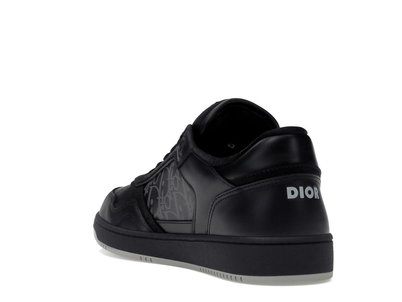 Dior B27 Low Noir Dior Oblique Galaxy Cuir Gris
