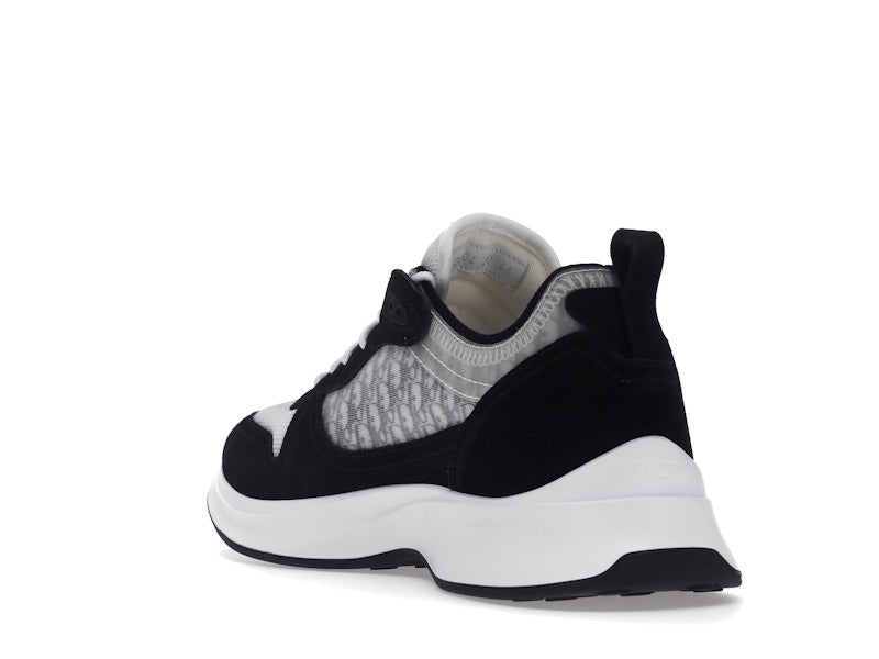 Baskets Dior B25 Oblique Runner en daim noir