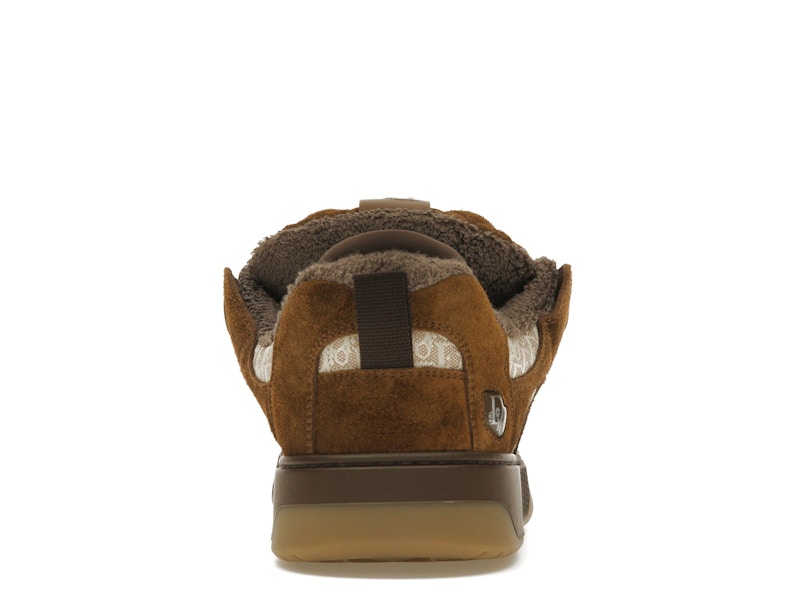 Dior B9S Skater ERL Daim marron avec jacquard Dior Oblique marron et beige