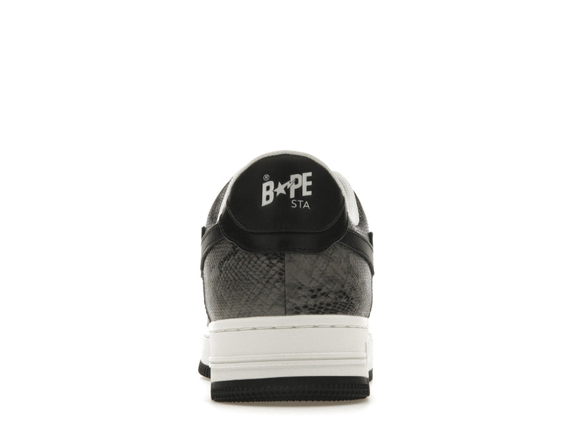 A Bathing Ape Bape Sta Snake Skin Noir