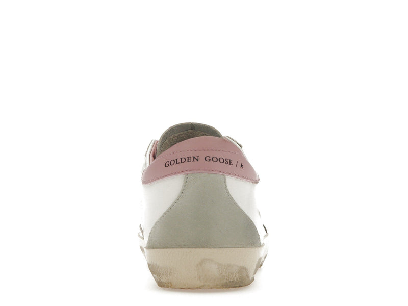Golden Goose Super-Star Blanc Rose Clair (Femme) 
