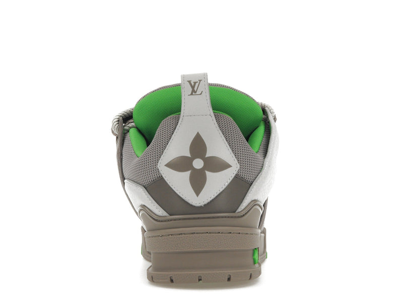 Baskets de skate Louis Vuitton LV Gris Vert
