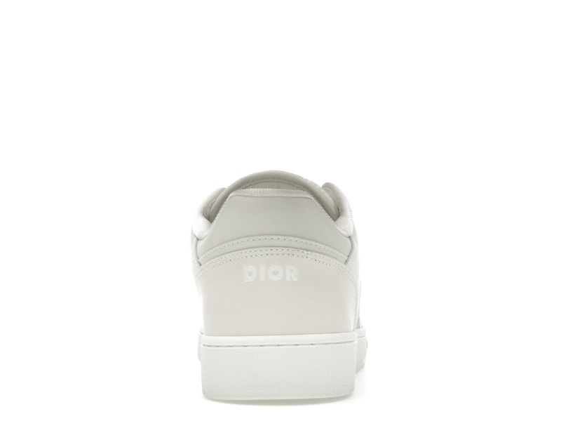 Dior B27 Low-Top en cuir de veau blanc