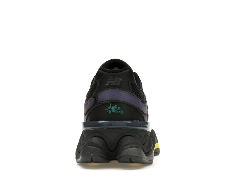 New Balance 9060 Mowalola Burglarwear Noir Violet Jaune