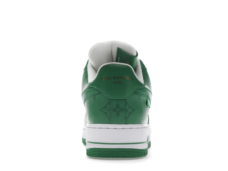 Louis Vuitton Nike Air Force 1 Low par Virgil Abloh Blanc Vert