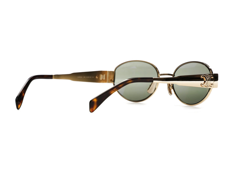 Lunettes de soleil Céline Triomphe Metal 01 Or/Vert 