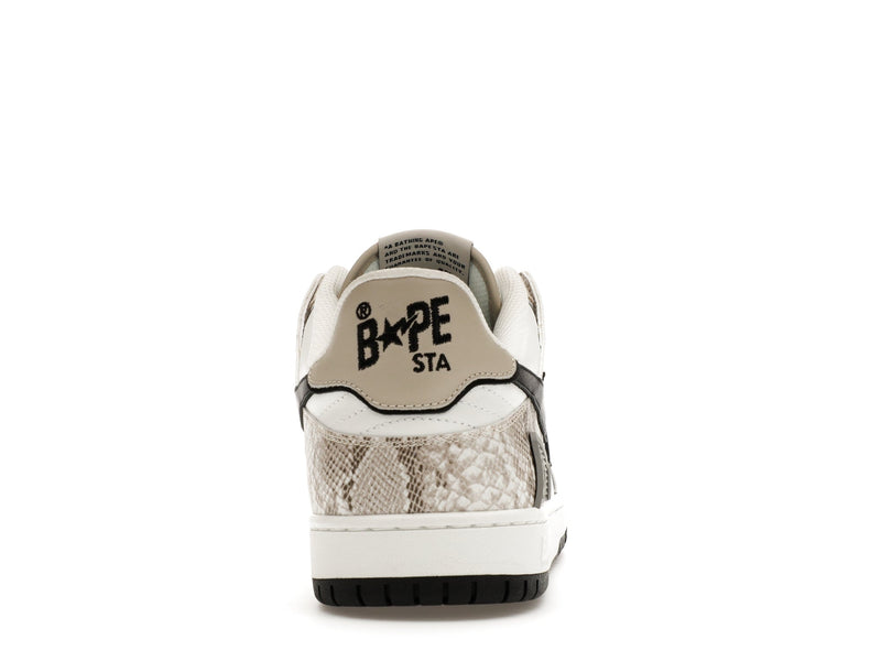 A Bathing Ape Sk8 Sta #1 Beige Schlangenhaut 