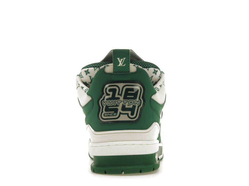 Baskets de skate Louis Vuitton LV Vert Blanc
