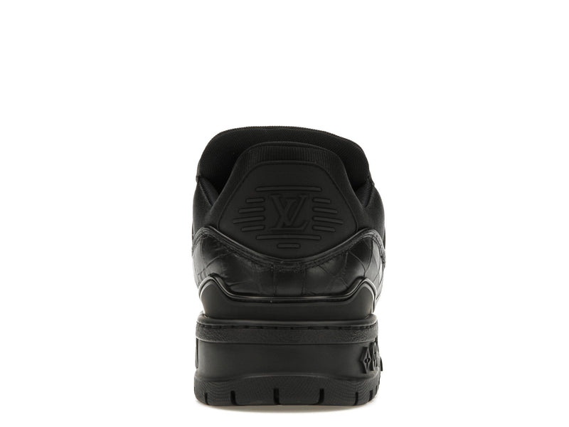 Baskets Louis Vuitton LV Trainer Maxi noires