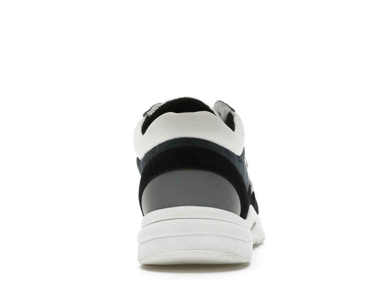 Baskets basses Chanel CC Blanc Bleu Marine