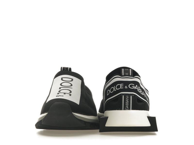 Dolce &amp; Gabbana Sorrento Logo Slip On Noir Gris Blanc