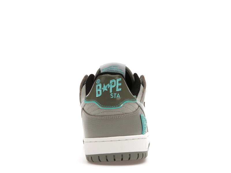 Un singe baignant Bape SK8 Sta Gris Turquoise 