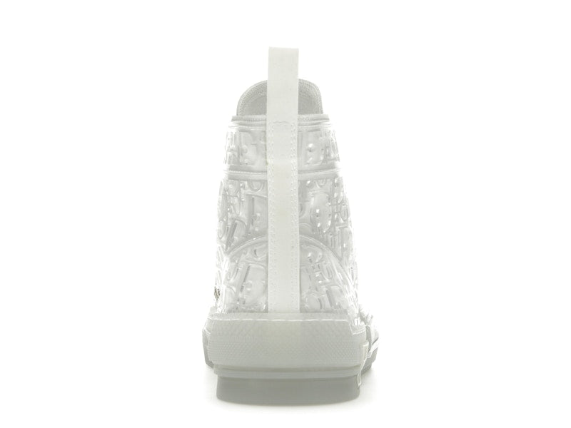 Dior B23 High Top Blanc Oblique en relief