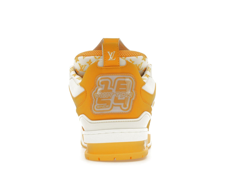 Baskets de skate Louis Vuitton LV Jaune Blanc