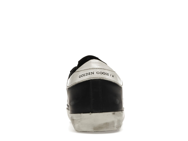 Golden Goose Super-Star Cuir Noir Blanc 