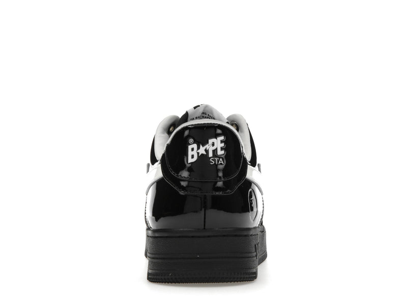 A Bathing Ape Bape Sta #2 Schwarzes Patent 