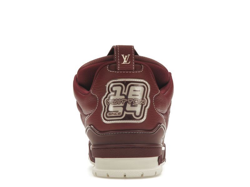 Baskets de skate Louis Vuitton LV Bordeaux Rouge