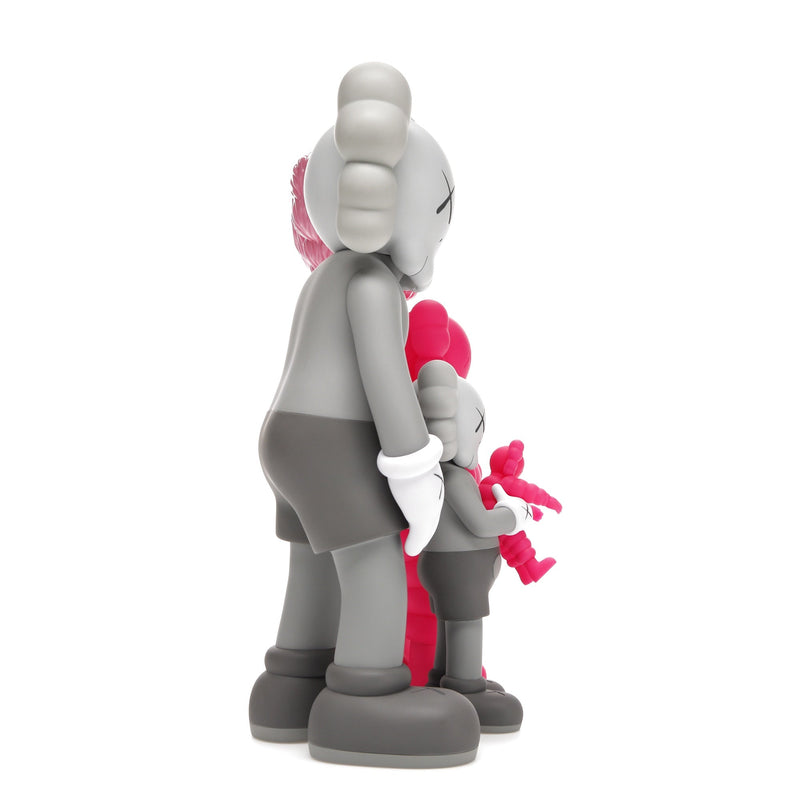 KAWS Family Vinylfiguren Grau/Pink
