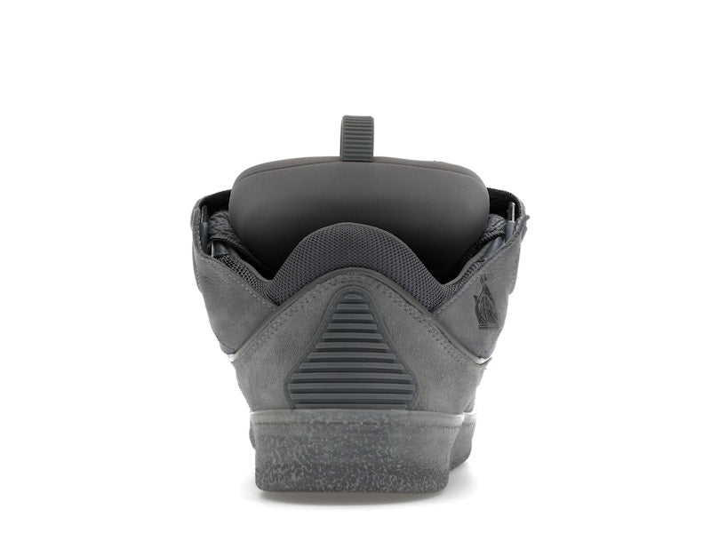 Lanvin Cuir Curb Effet Moucheté Gris Clair 
