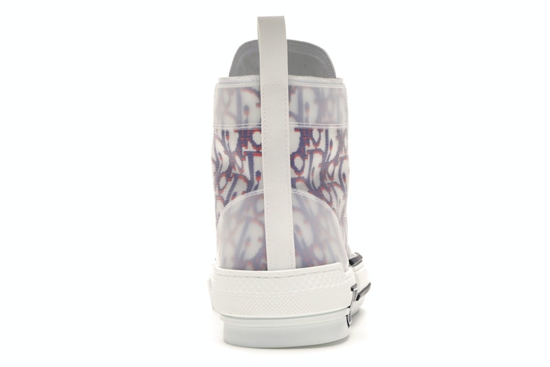 Dior B23 High Top Rouge Bleu Oblique
