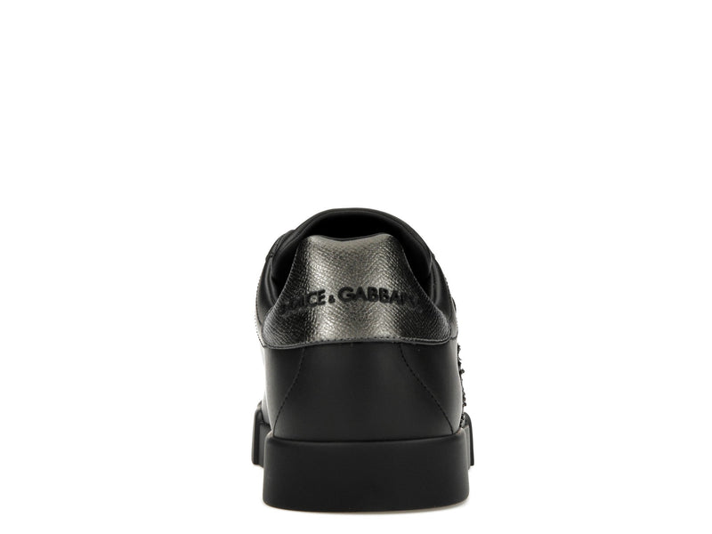 Dolce &amp; Gabbana Portofino Crown Patch Noir