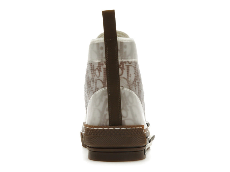Dior B23 High Top Café Blanc Dior Oblique