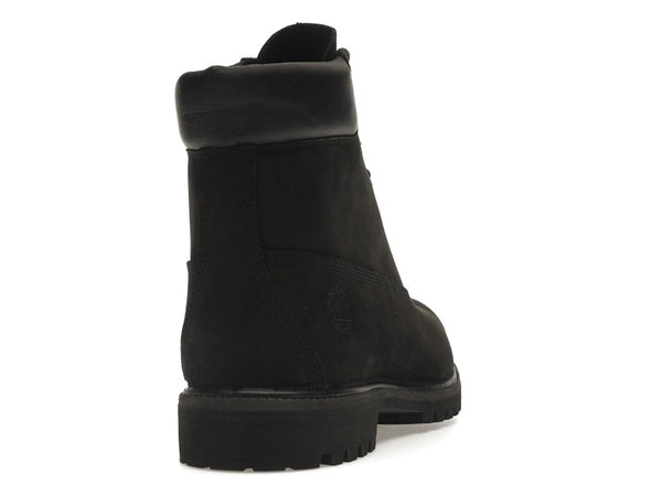 Bottes Timberland 6 pouces en nubuck noir de qualité supérieure