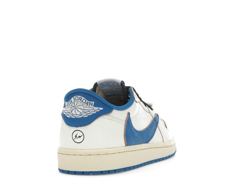 Jordan 1 Retro Low OG SP Fragment x Travis Scott Sail Military Blue