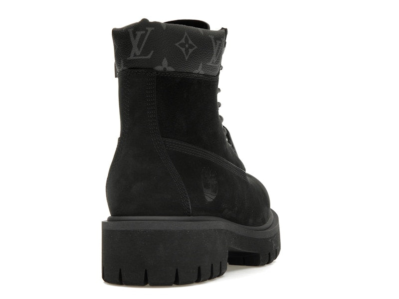 Bottines Louis Vuitton Timberland 6 pouces noires