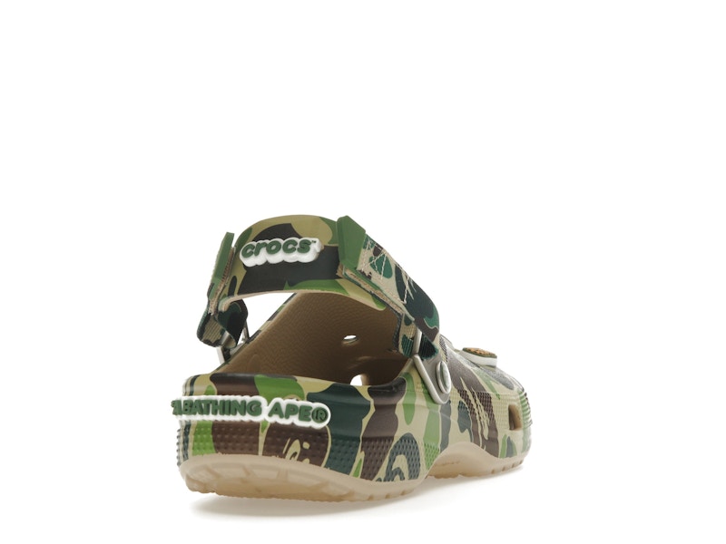 Crocs Classic Clog A Bathing Ape ABC Camo Vert