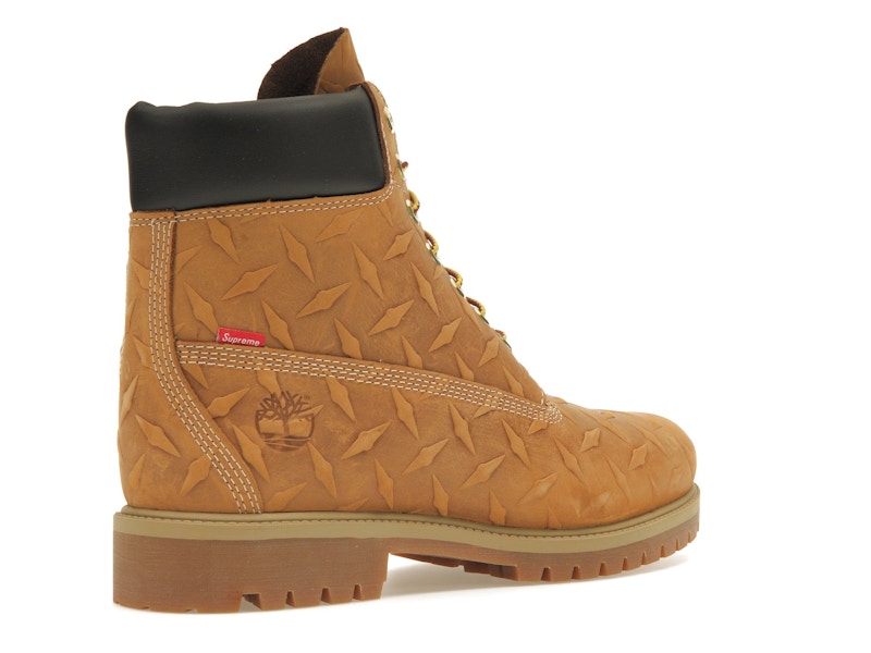 Timberland 6" Premium Waterproof Boot Supreme Diamond Plate Wheat