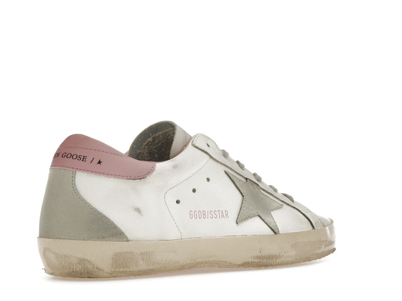 Golden Goose Super-Star Blanc Rose Clair (Femme) 