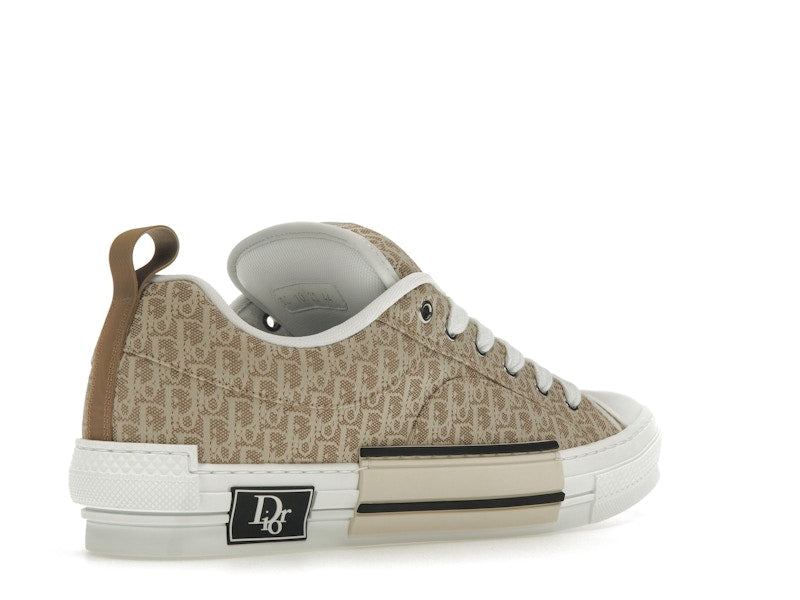 Baskets basses Dior B23 Skater beiges en jacquard Dior Oblique